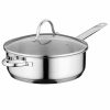 Kitchen * | Berghoff Comfort 10 Covered Deep Skillet Stainless Steel