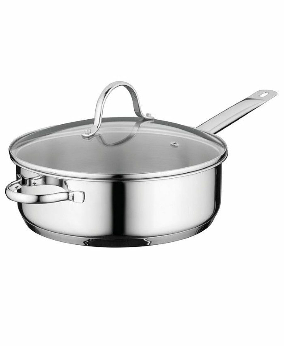 Kitchen * | Berghoff Comfort 10 Covered Deep Skillet Stainless Steel