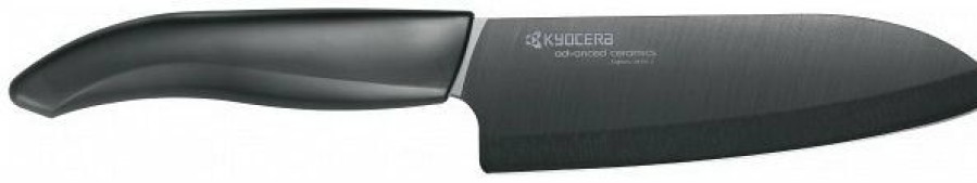 Knives * | Kyocera Ceramic Knife- 5.5 Santoku Knife Black