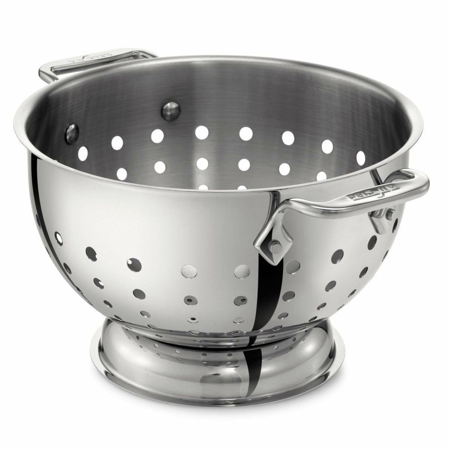 Cooks' Tools * | All-Clad Stainless Steel Colander | 5 Qt.