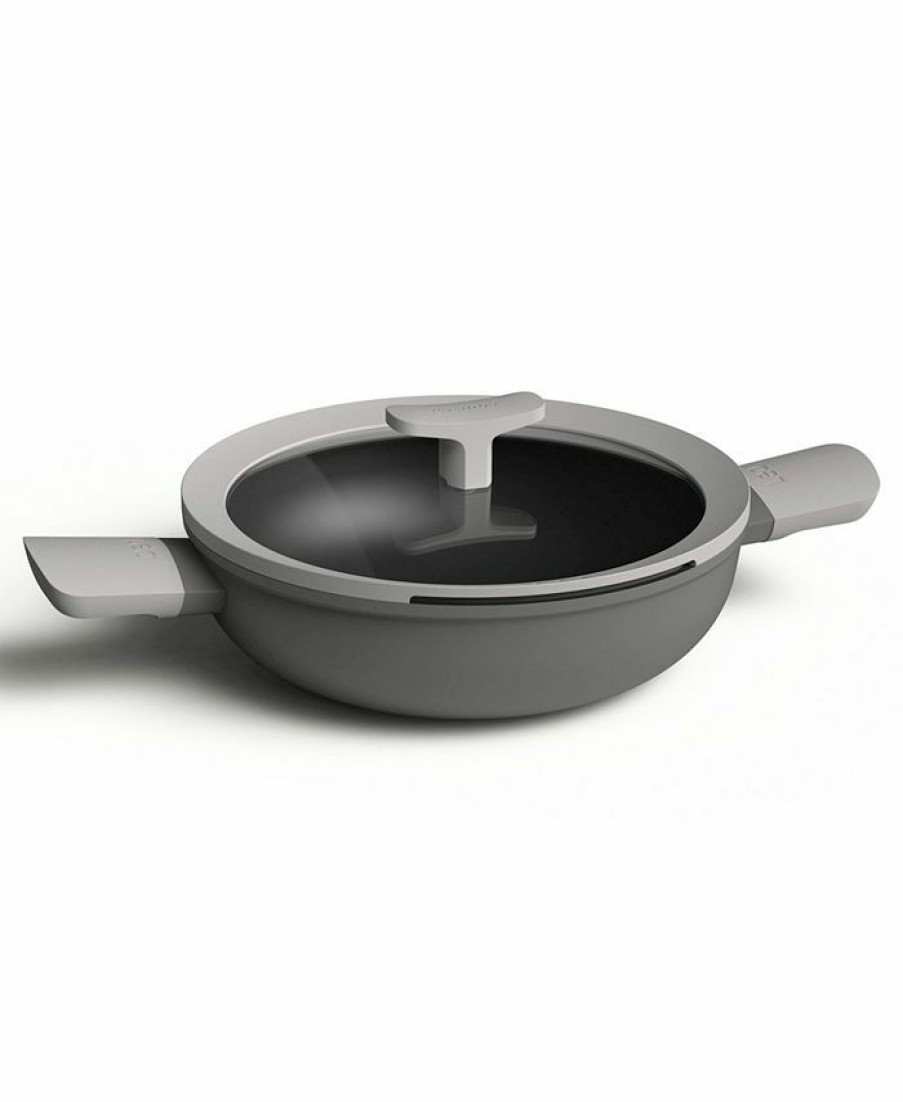 Kitchen * | Berghoff Leo Collection 3.1-Qt. Indian Wok Gray