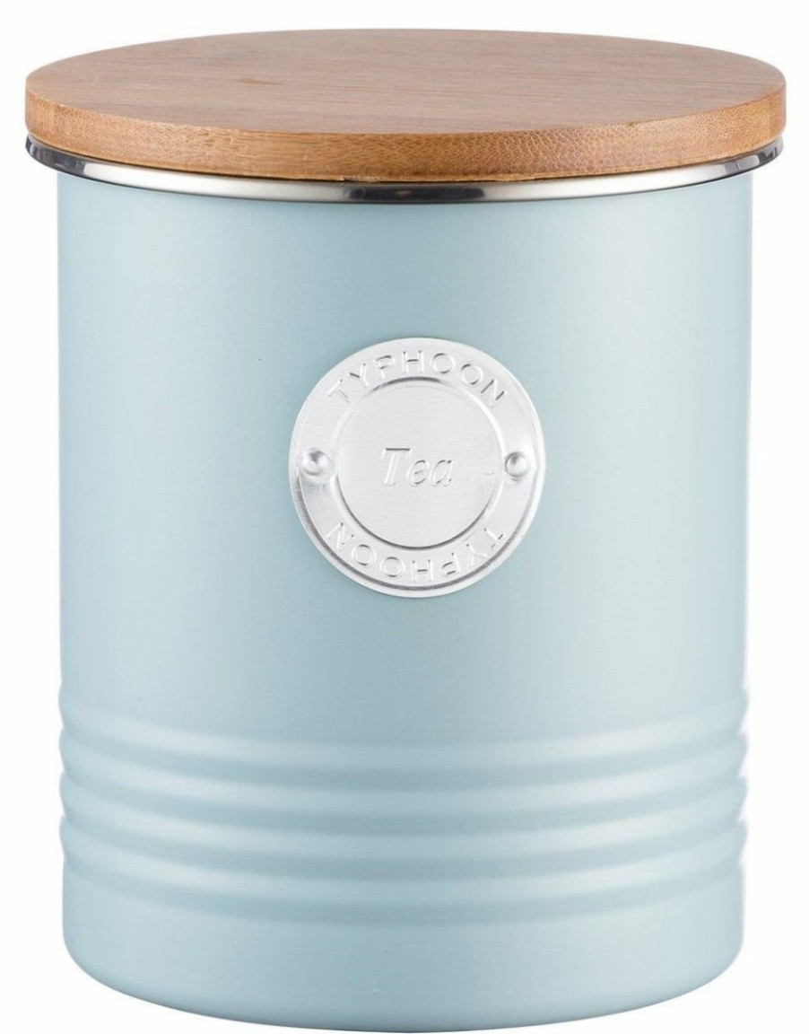 Cooks' Tools * | Typhoon Living Collection 1-Quart Tea Canister | Blue