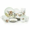 Glassware & Tabletop * | Everything Kitchens Barnyard Baby Animals 28-Piece Dinnerware Set | Assorted