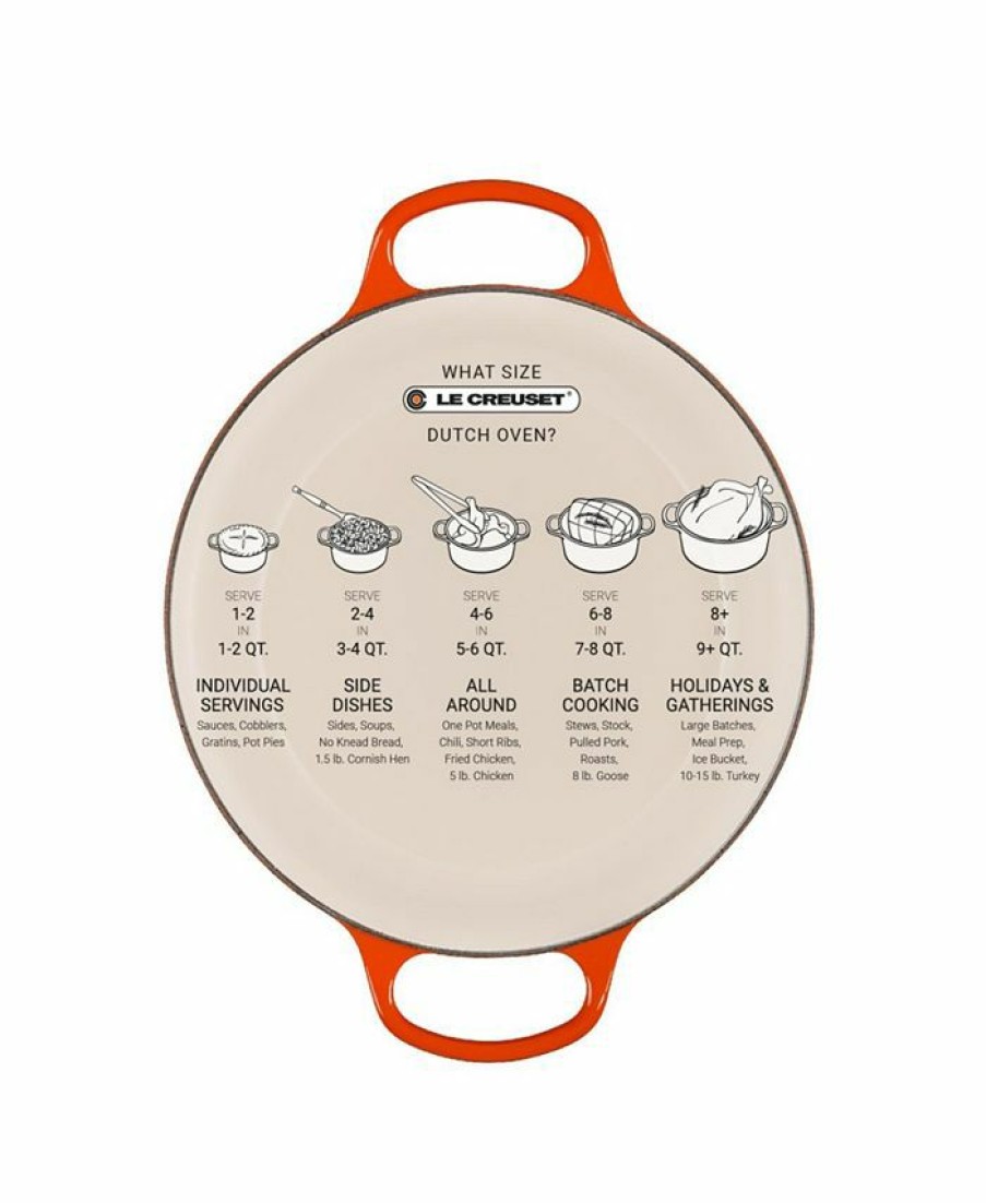 Kitchen * | Le Creuset Signature Enameled Cast Iron 13.25 Qt. Round French Oven Oyster