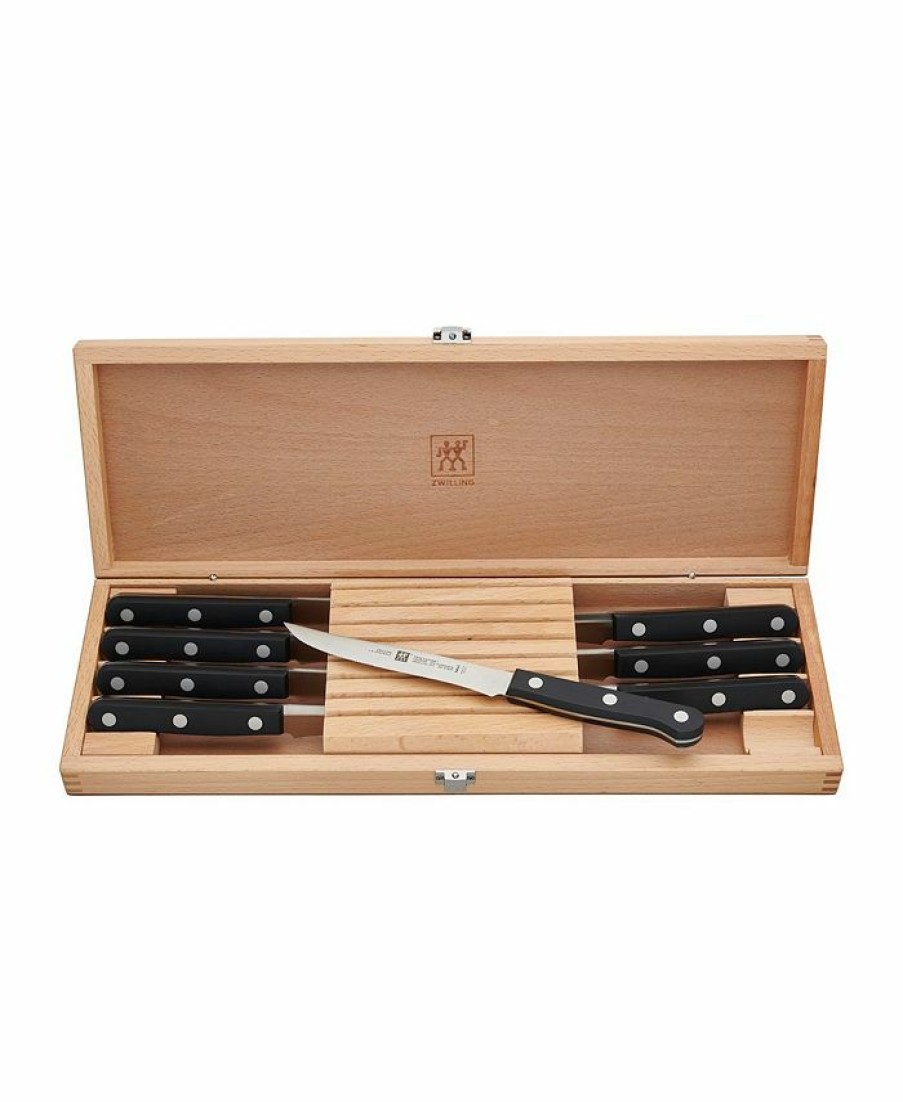 Kitchen * | Zwilling J.A. Henckels Twin Gourmet Steak Knives, 8-Piece Riveted Set