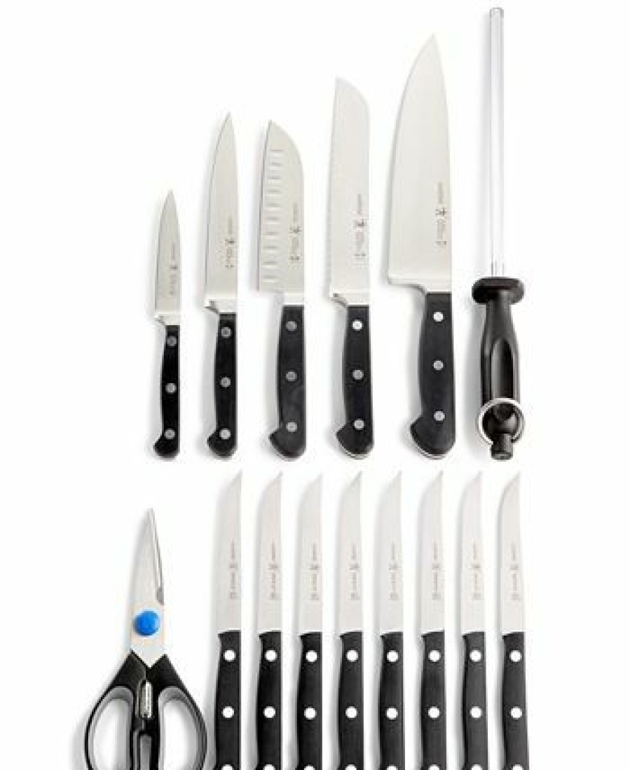 Kitchen * | J.A. Henckels Classic 16-Pc. Knife & Block Set, Created For Macy'S Silver