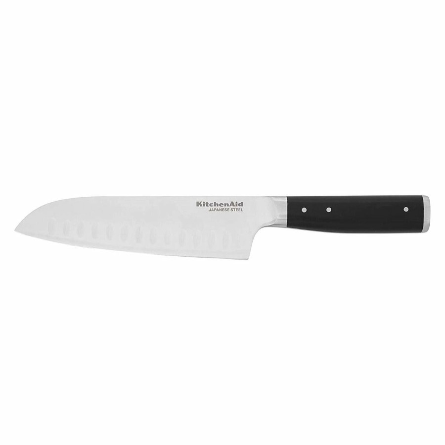 Knives * | Kitchenaid Non-Electrics Kitchenaid Gourmet Forged 7 Santoku Knife With Sheath