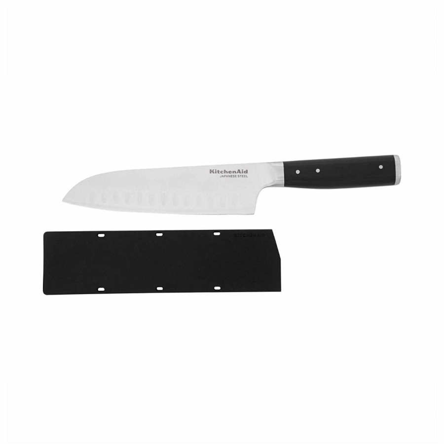 Knives * | Kitchenaid Non-Electrics Kitchenaid Gourmet Forged 7 Santoku Knife With Sheath