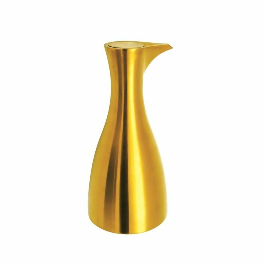 Glassware & Tabletop * | Olipac Cigno 0.5L Olive Oil Dispenser | Satin Gold