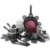 Kitchen * | Brooklyn Steel Co. Zodiac Nonstick Aluminum 24-Pc. Cookware Set Cranberry