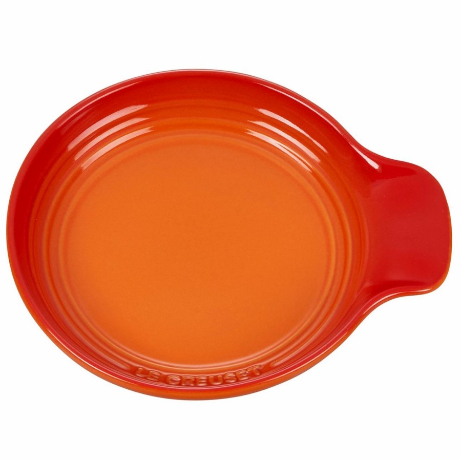 Cooks' Tools * | Le Creuset 6 Spoon Rest | Flame Orange