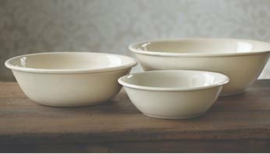 Glassware & Tabletop * | Ohio Stoneware Set Of 3 Serving Bowls