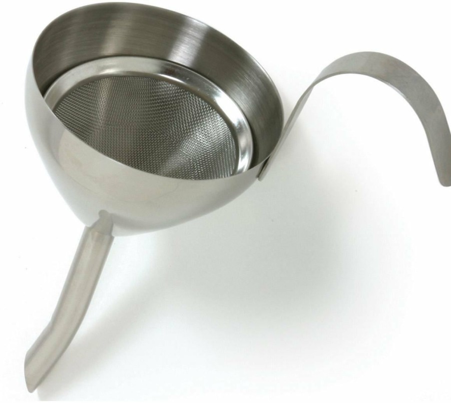 Glassware & Tabletop * | Norpro Stainless Steel Funnel With Removable Strainer For Decanting Wine