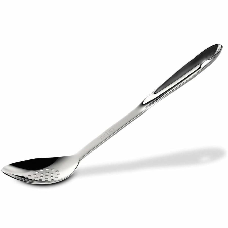 Cooks' Tools * | All-Clad Stainless Steel Slotted Spoon | 13