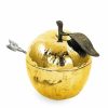 Misc_Gifts * | Michael Aram Gold Plated Apple Honey Pot