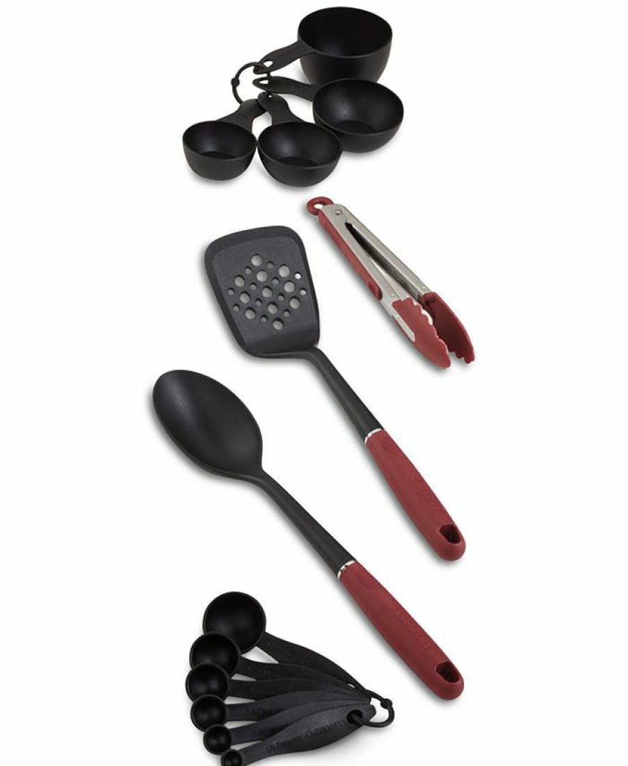 Kitchen * | Cuisinart 13-Pc. Kitchen Essentials Primary Tool Set Maroon