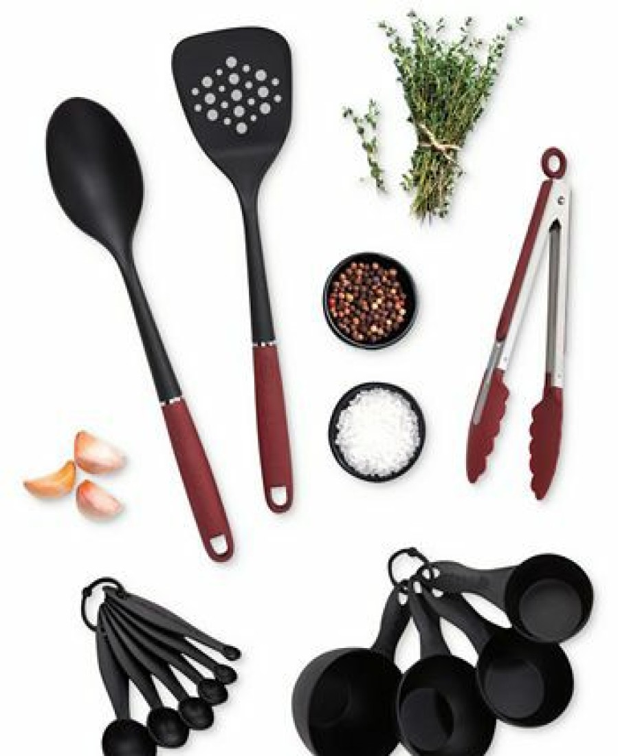 Kitchen * | Cuisinart 13-Pc. Kitchen Essentials Primary Tool Set Maroon