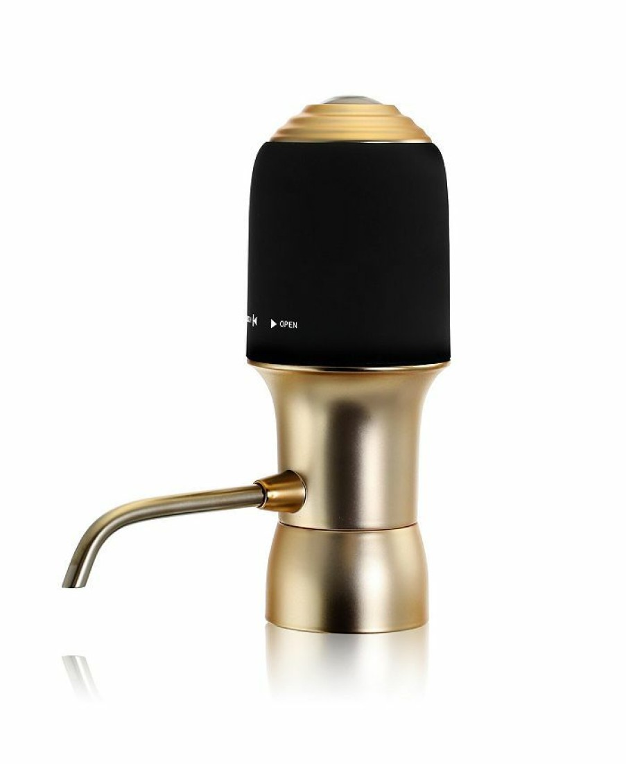 Kitchen * | Megachef One-Touch Portable Luxury Wine Air Pressure Aerator Gold