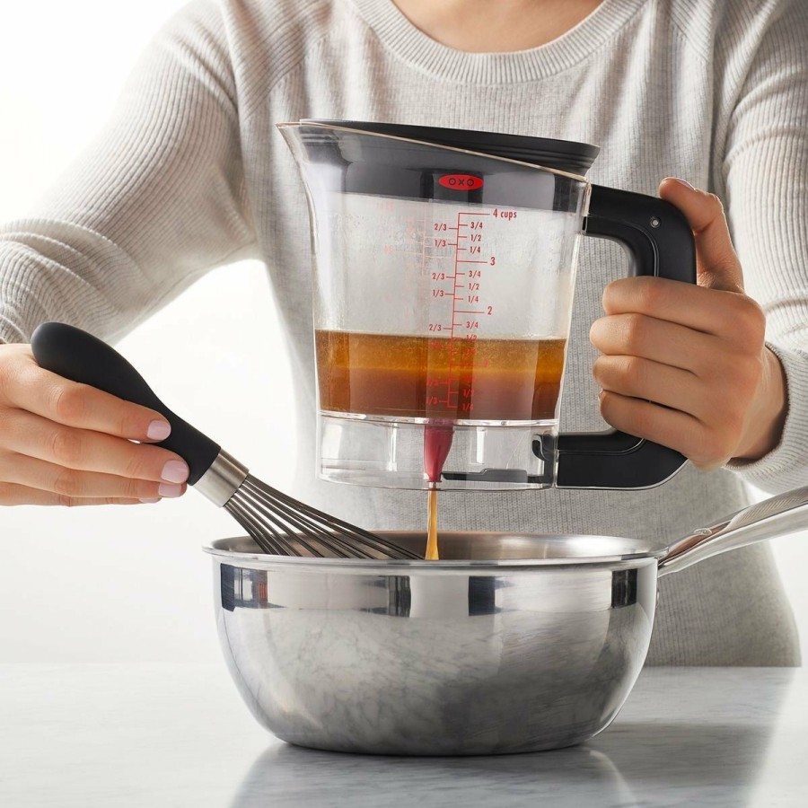 Cooks' Tools * | Oxo Good Gravy Fat Separator 4-Cup