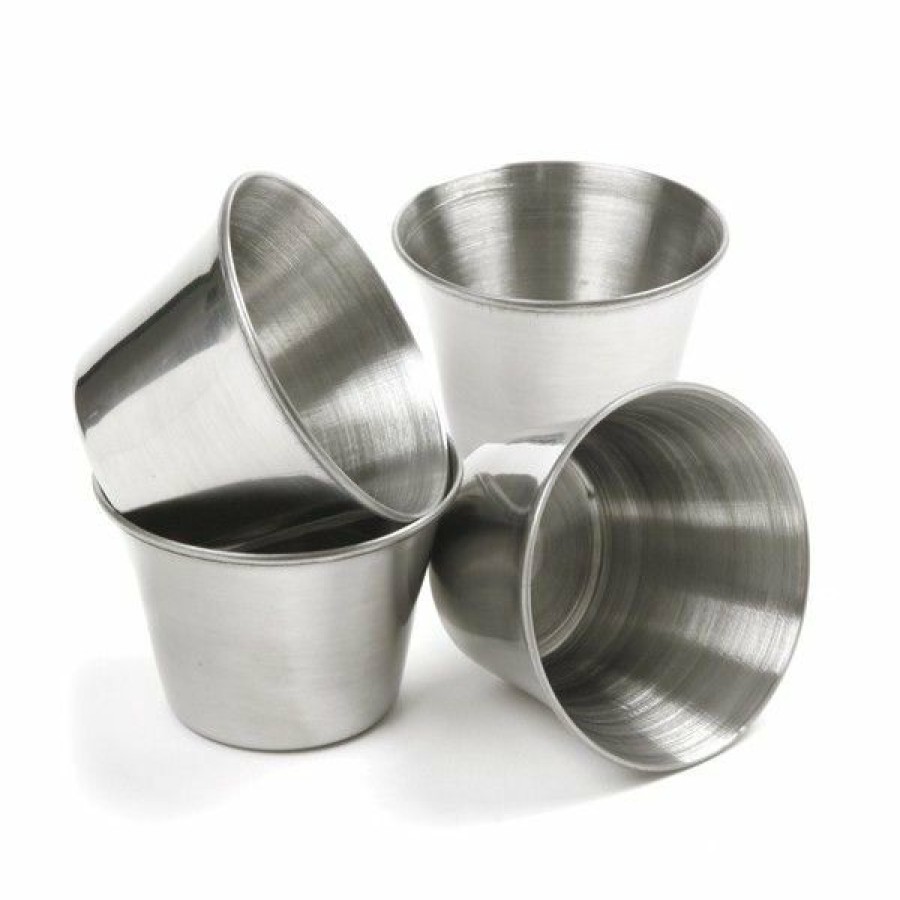 Glassware & Tabletop * | Norpro Stainless Steel Sauce/Butter Cups (Set Of 4)