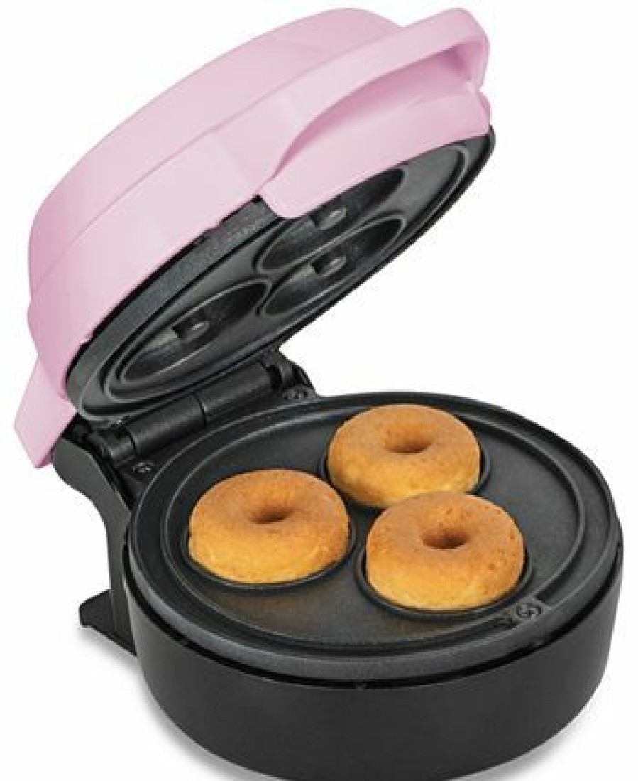 Kitchen * | Bella Mini 3 Donut Baker 350 Watts Pink