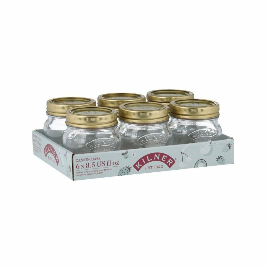 Glassware & Tabletop * | Kilner Canning Jars (Set Of 6) | 8.5Oz