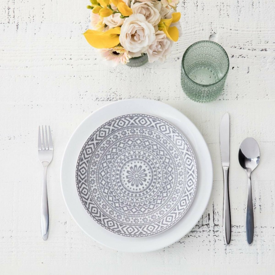 Glassware & Tabletop * | Fortessa Casablanca 8 Salad & Dessert Plate | Gray