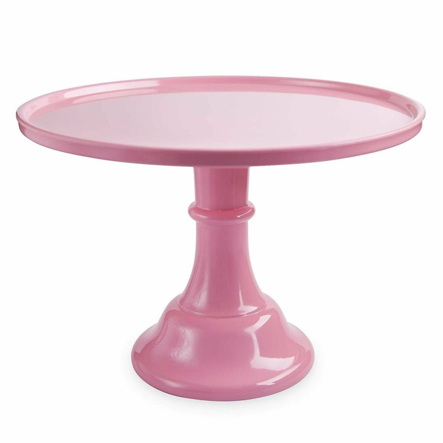 Glassware & Tabletop * | True Brands Pink Melamine Cake Stand