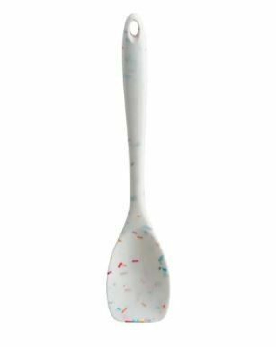 Cooks' Tools * | Trudeau White Confetti 11 Silicone Spoon Spatula