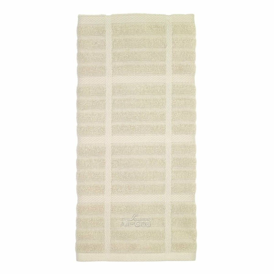 Glassware & Tabletop * | All-Clad Antimicrobial Kitchen Towel | Solid Almond