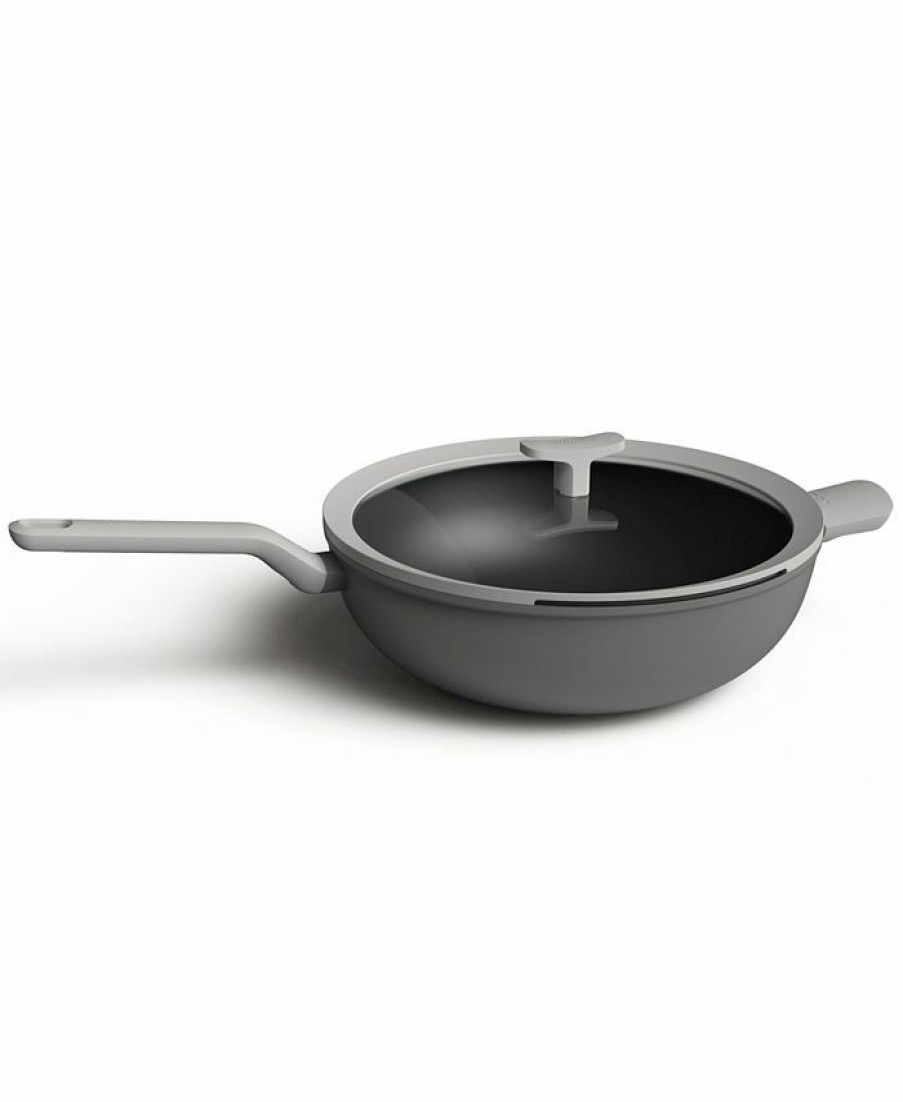 Kitchen * | Berghoff Leo Collection 12.5 Covered Wok Gray