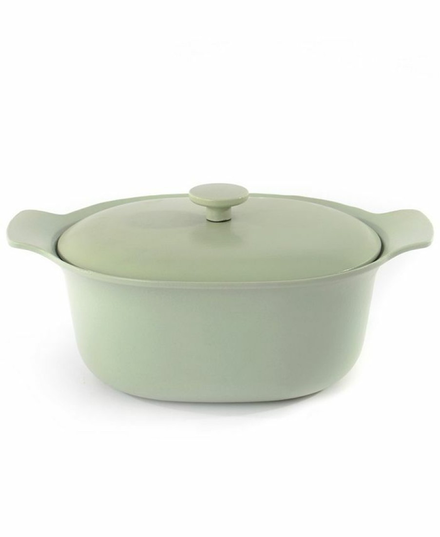 Kitchen * | Berghoff Ron 11 Covered Dutch Oven, 5.5 Quarts Green