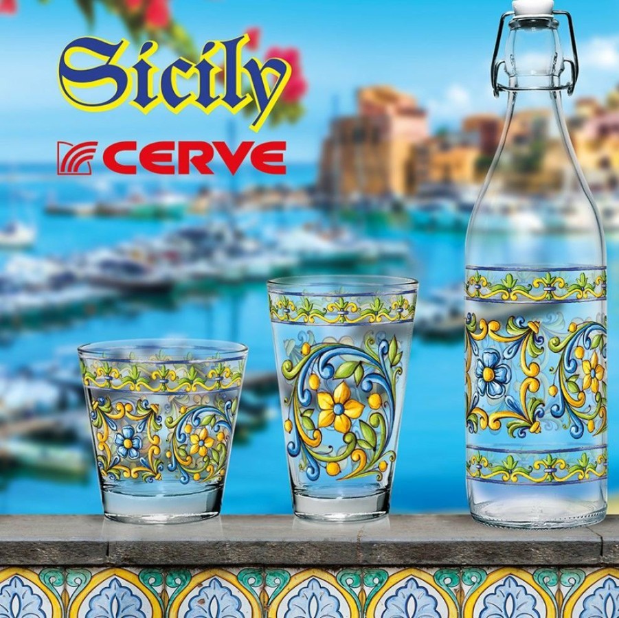 Glassware & Tabletop * | Cerve 33.8Oz Swing Top Lory Glass Bottle | Sicily