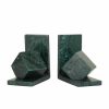 Misc_Gifts * | Cosmoliving Marble Modern Bookends, Set Of 2 Black