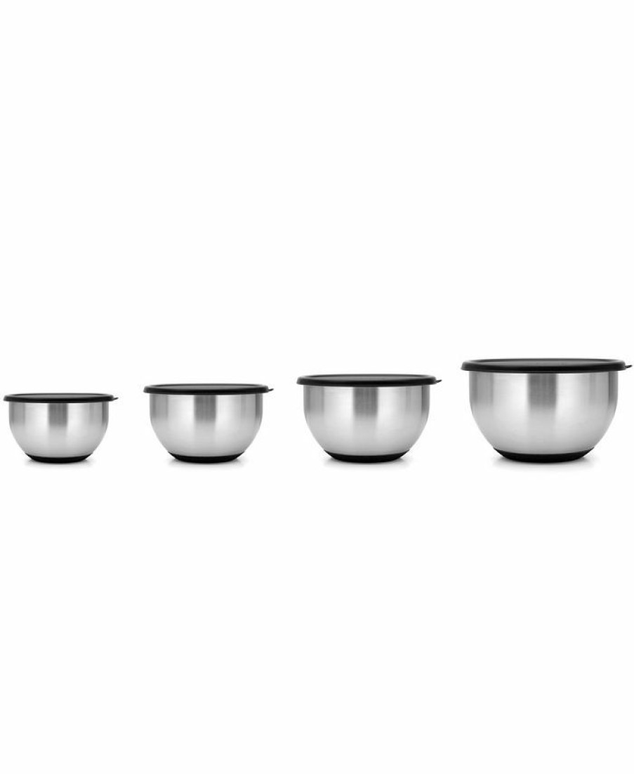 Kitchen * | Berghoff Essentials Collection Geminis 8-Pc. Mixing Bowl Set Stainless Steel