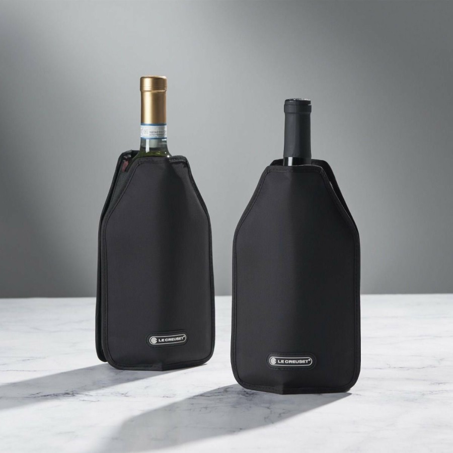 Glassware & Tabletop * | Le Creuset Wine Cooler Sleeve | Black