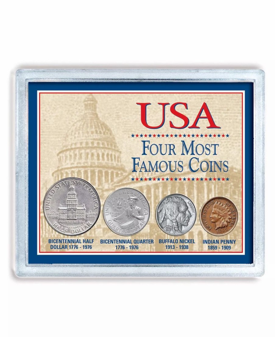 Misc_Gifts * | American Coin Treasures Usa Four Most Famous Coins Multi