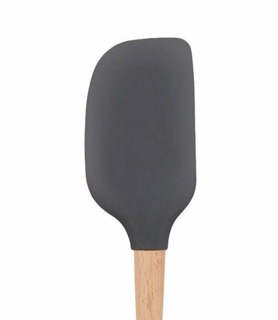 Cooks' Tools * | Tovolo Flex Core Wood Handled Spatula Charcoal