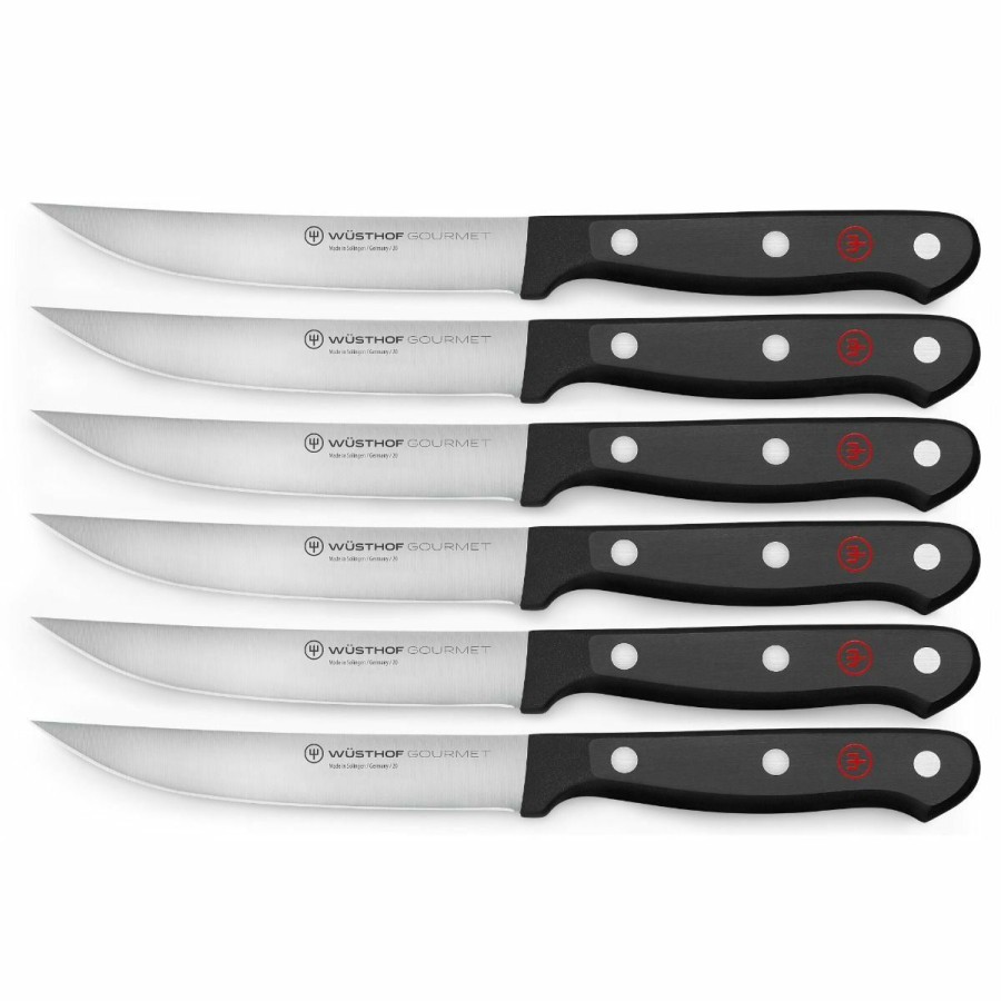 Knives * | Wusthof Cutlery Wusthof Gourmet 6-Piece Steak Knife Set