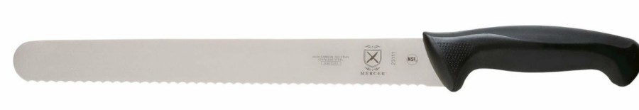 Knives * | Mercer Cutlery Mercer Millennia 11 Commercial Slicer (Wavy Edge)