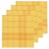 Glassware & Tabletop * | Danica Brands Now Designs By Danica Second Spin 20 Napkins (Set Of 4) | Badhami Yellow