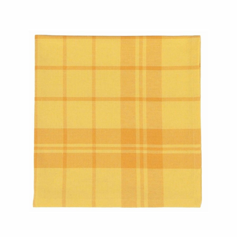 Glassware & Tabletop * | Danica Brands Now Designs By Danica Second Spin 20 Napkins (Set Of 4) | Badhami Yellow