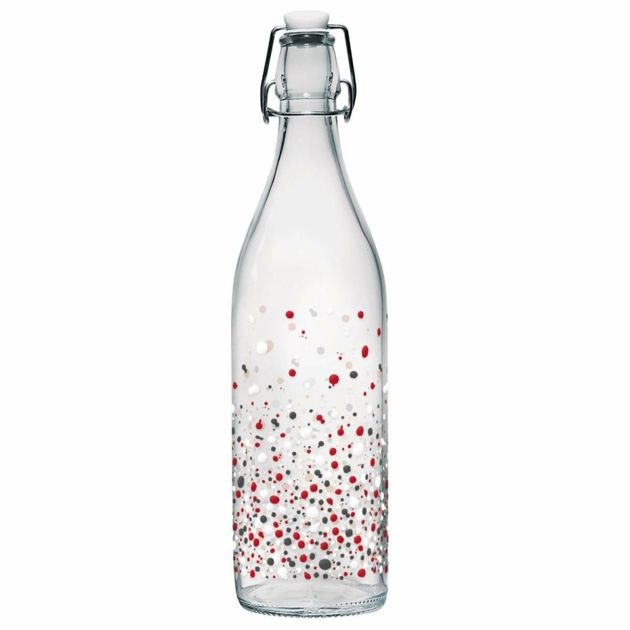 Glassware & Tabletop * | Cerve 33.8Oz Swing Top Lory Glass Bottle | Murano Rosso