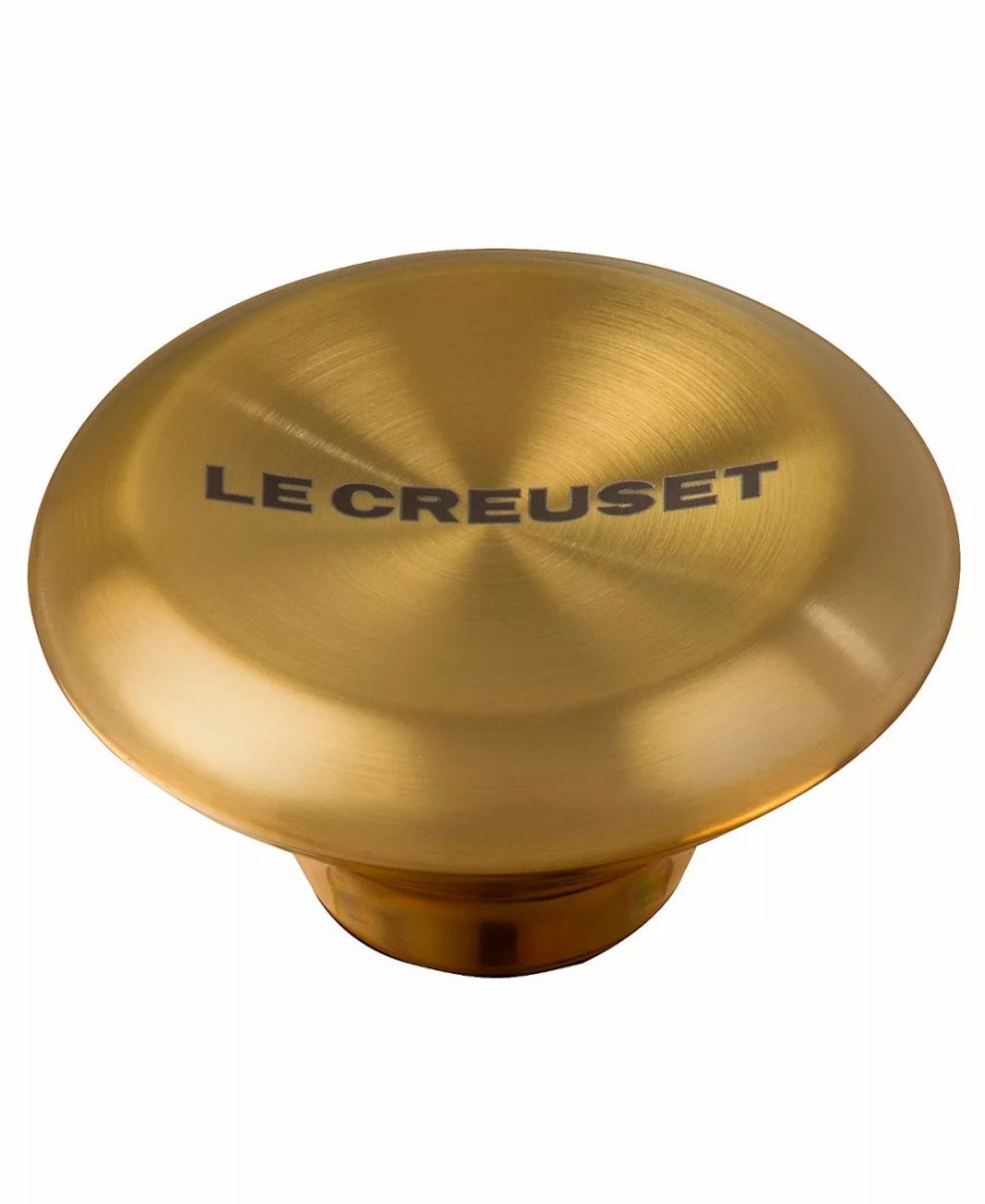 Kitchen * | Le Creuset Signature Small Knob Gold