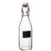 Glassware & Tabletop * | Bormioli Rocco 8.5Oz Swing Top Bottle W/ Chalkboard Label