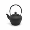 Glassware & Tabletop * | Bredemeijer 34Oz Chengdu Cast Iron Teapot | Black