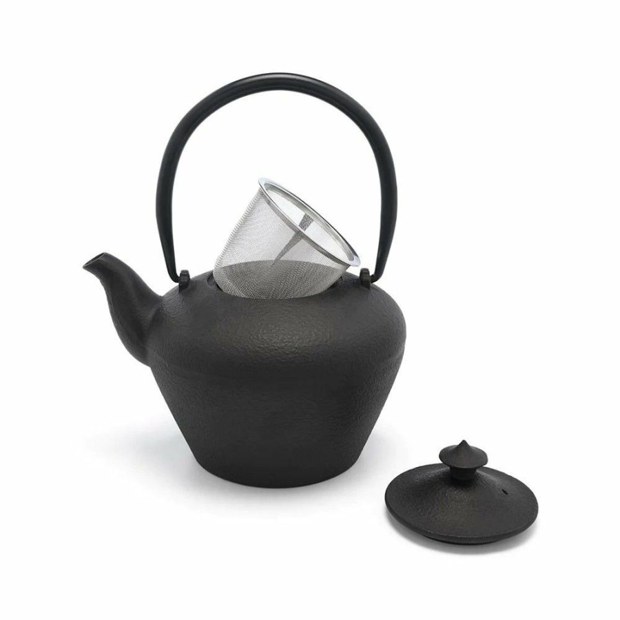 Glassware & Tabletop * | Bredemeijer 34Oz Chengdu Cast Iron Teapot | Black