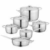 Kitchen * | Berghoff Otel 18/10 Stainless Steel 12 Piece Cookware Set Silver