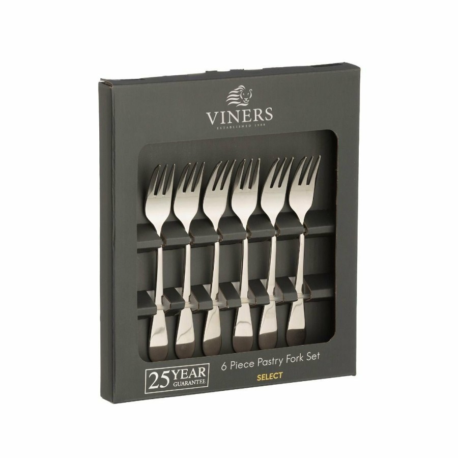 Glassware & Tabletop * | Viners Select Pastry Forks | Set Of 6