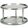 Glassware & Tabletop * | Rsvp International Rsvp Endurance Stainless Steel Two-Tier Turntable